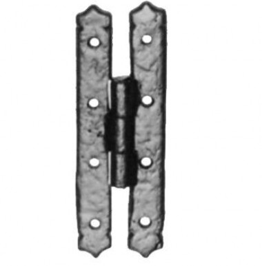 Black antique 'H' hinges - 4