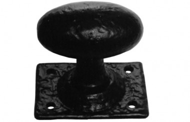 Black antique door knobs
