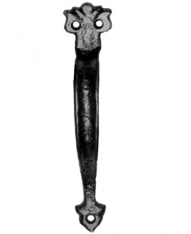 Black antique pull handle - 7 1/2