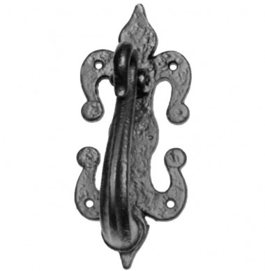 Black antique knocker - 7 1/2