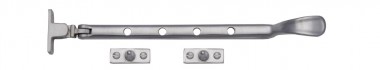 Window casement stay - satin chrome