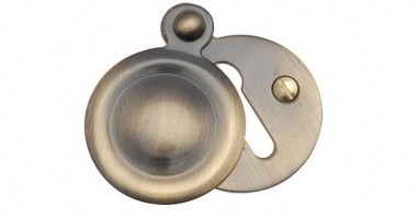 Face fix escutcheon 32mm - distressed brass