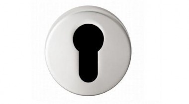 Contract concealed fix escutcheons - satin chrome