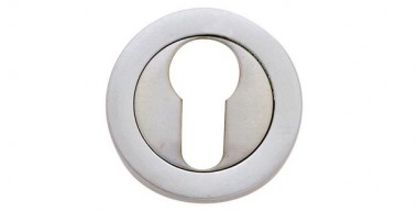 Concealed fix escutcheon - satin chrome