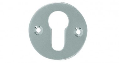 Face fix escutcheon - satin stainless steel