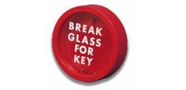 Break glass key box