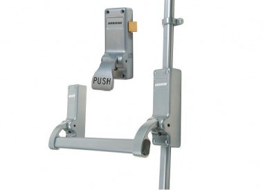 889 Silver Pad Unit for Double Rebated Doors