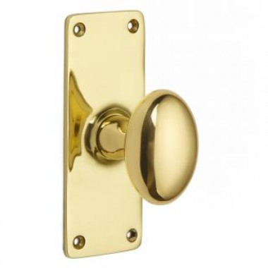 1788 Oval Knob on School Board Backplate-14 finishes