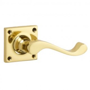 2144 Lichfield Lever on Square Rose - 5 finishes