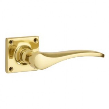 2148 Oxford Lever on Square Rose - 3 finishes