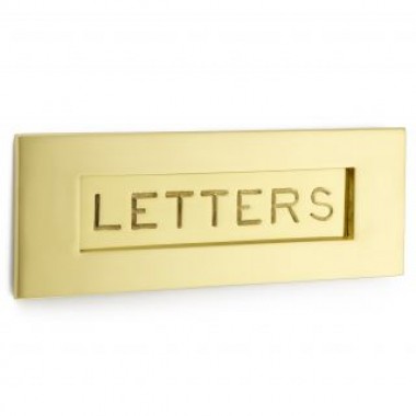6355 Engraved Letter Plate - 14 finishes