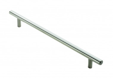 T-bar cupboard handles - polished chrome