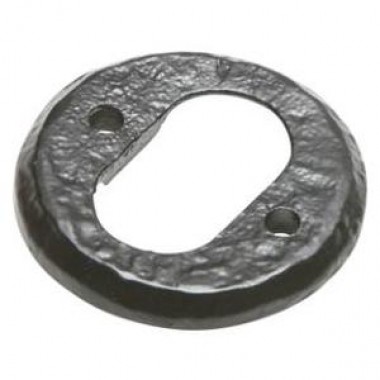 Black Antique Oval Profile Escutcheon