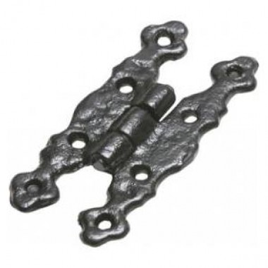 Black Antique H Hinges (pairs)