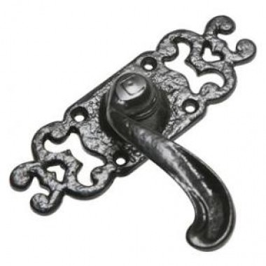 Black Antique Lever on Plate