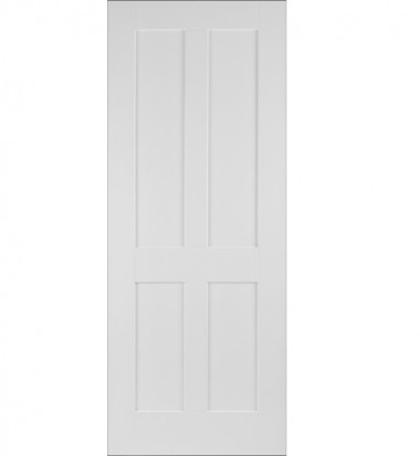 White Shaker 4 Panel 35mm Deluxe (Primed)