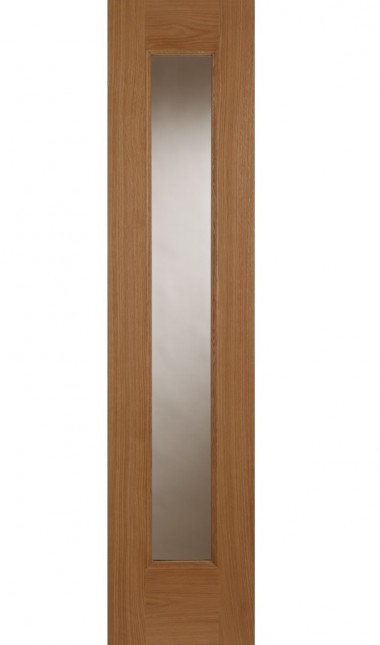 Oak External 44mm Sidelight Contemporary