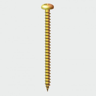Panhead yellow chipboard screws (200 pack)