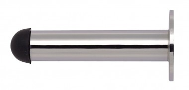 Skirting door stop - polished chrome