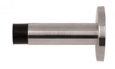 Skirting door stop - satin stainless steel