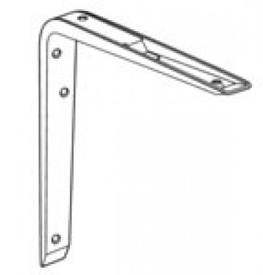 Hi-load shelf brackets - white