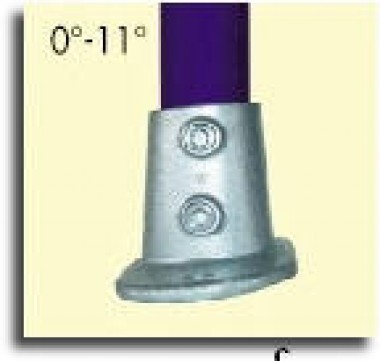 Slope railing base