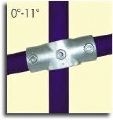 Slope middle rail cross