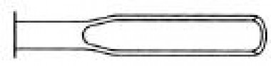 SDS-Max cranked gouge chisel - 32 x 300mm