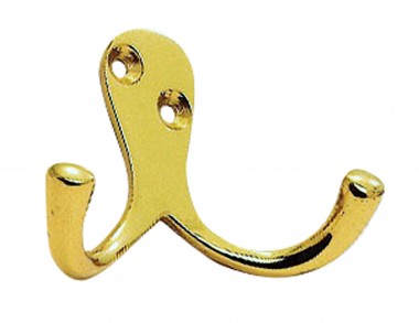 Double robe hooks - 3 finishes