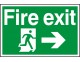 Fire exit signs 200 x 300mm - Click to Zoom