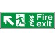 Fire exit signs (public buildings/NHS) 150 x 450mm - Click to Zoom