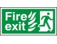 Fire exit signs (public buildings/NHS) 150 x 450mm - Click to Zoom