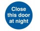 Fire door signs 100 x 100mm - Click to Zoom