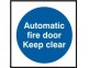 Fire door signs 100 x 100mm - Click to Zoom