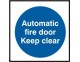 Fire door signs 100 x 100mm - Click to Zoom