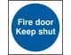 Fire door signs 100 x 100mm - Click to Zoom