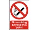 No smoking signs - Click to Zoom