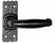 Black antique lever on plate - Click to Zoom