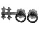 Black Antique Gate Latch - Click to Zoom