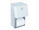 Twin toilet roll holders - satin stainless steel - Click to Zoom