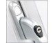 Espagnolette window handles - satin chrome - Click to Zoom