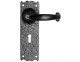 Black antique lever on plate - Click to Zoom