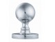 Ball mortice knob set - 3 finishes - Click to Zoom