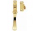 Window casement fastener - polished brass - Click to Zoom