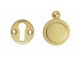 Face fix escutcheons 32mm - polished brass - Click to Zoom