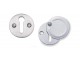 Face fix escutcheons 32mm - satin chrome - Click to Zoom