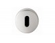 Contract concealed fix escutcheons - satin chrome - Click to Zoom