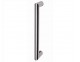 Mitred pull handle - satin stainless steel - Click to Zoom