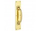 1651 Pull Handle on Plate-8 finishes - Click to Zoom