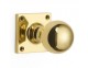 1756SQ Ball Mortice Knob Furniture on Square Rose-5 finishes - Click to Zoom